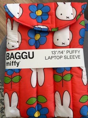 BAGGU X Miffy Puffy Laptop/ tablet Sleeve 13-14”